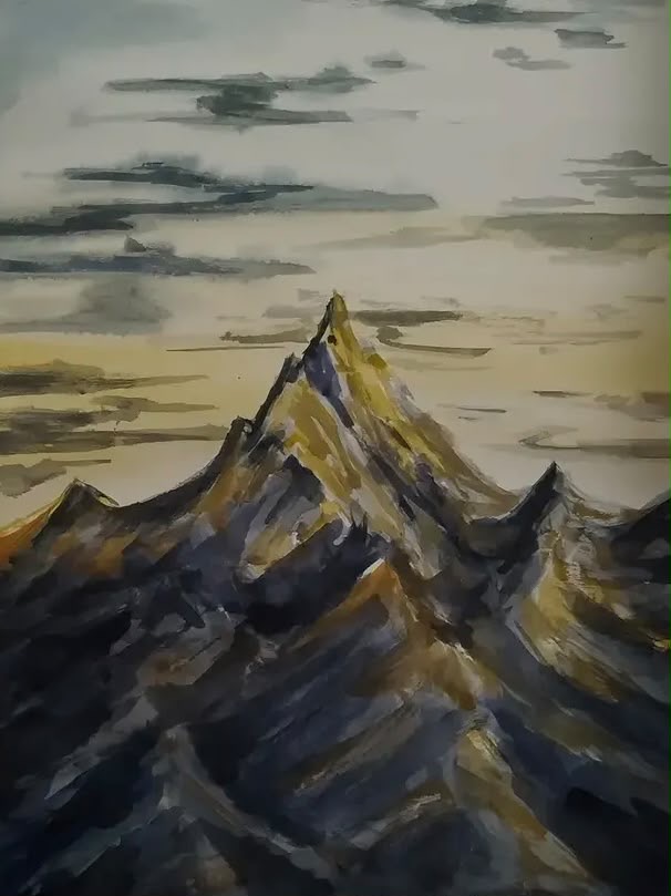 Aquarela #11 — Montanha