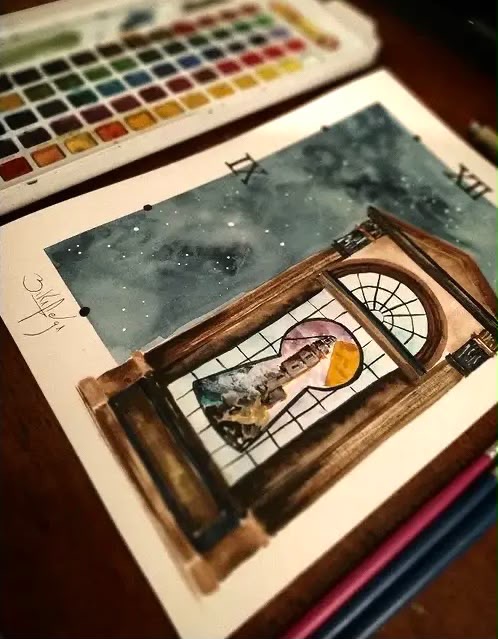 Aquarela #13 — Tictactoctoc