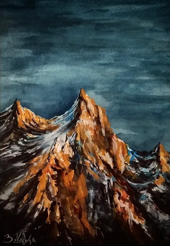 Aquarela #15 — Montanha