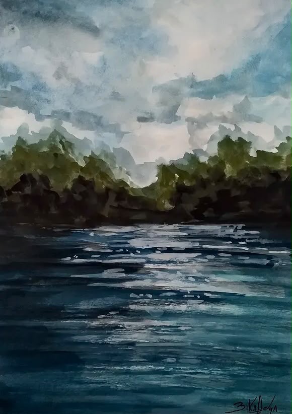 Aquarela #23 — Estudo