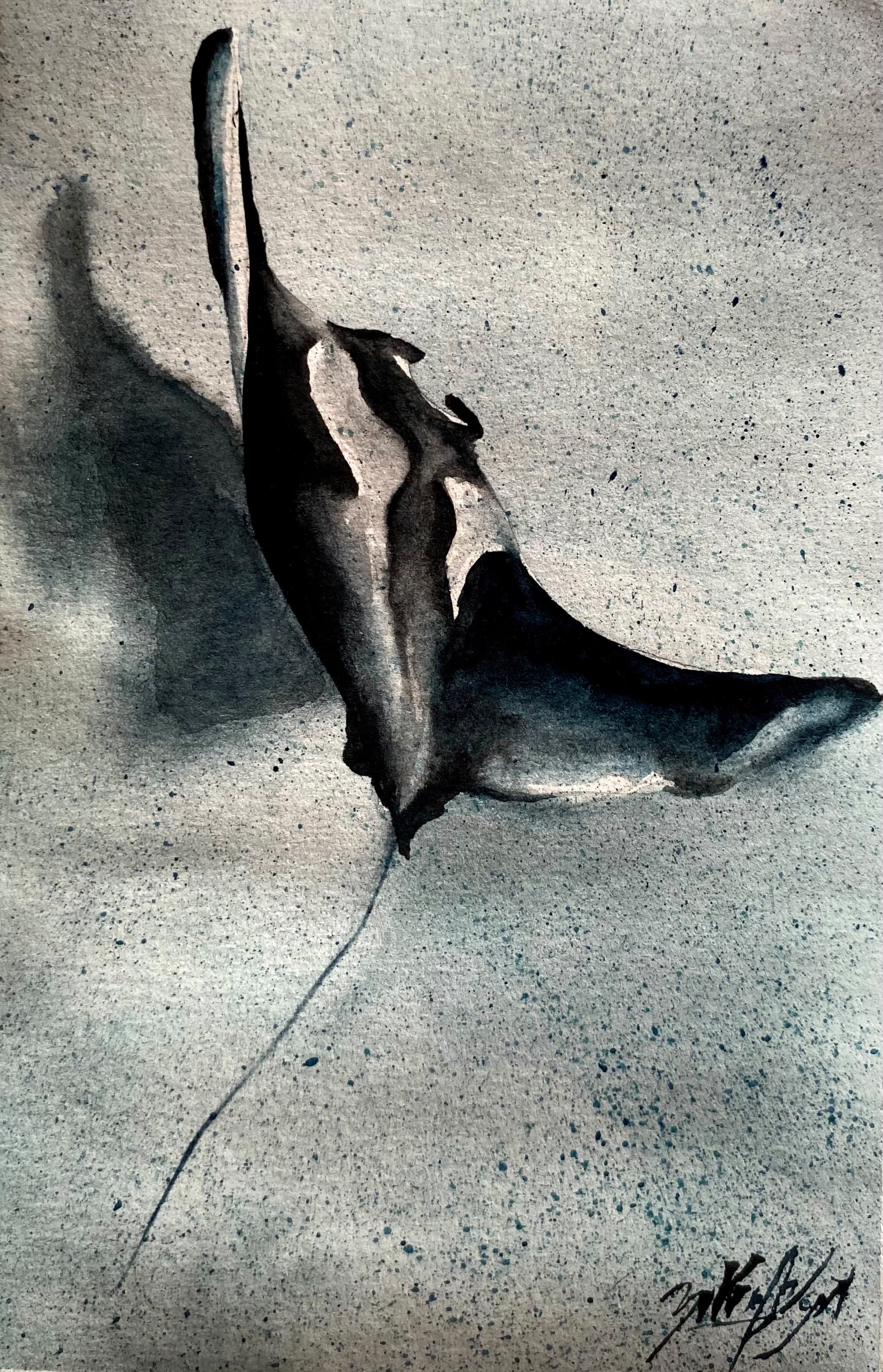Aquarela #27 — Dança na água